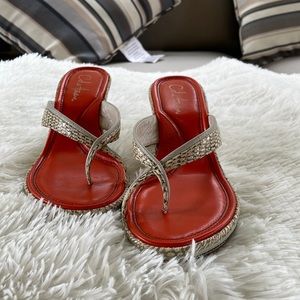 Cole Haan  super cute wedged sandals